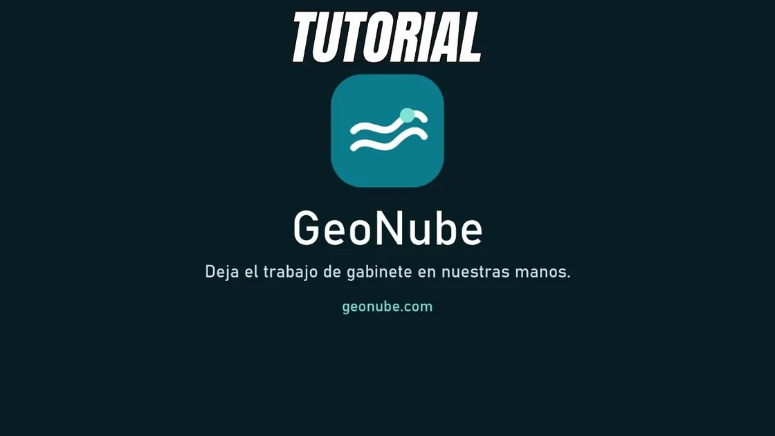 Portada del tutorial de GeoNube: procesamiento de vuelos fotogramétricos paso a paso